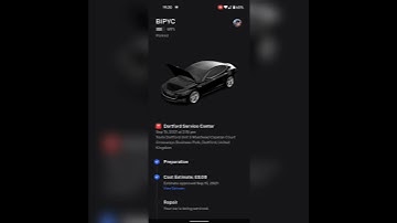 Tesla app animation