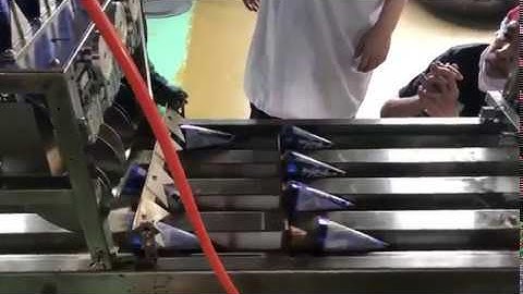 Automatic rolled sugar/sugar cone/waffle cup line with sleeving