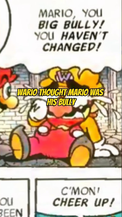 Mario is why Wario is EVIL! #supermario #mariomovie #warioworld #nintendo #gametheory