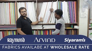 Raymond, Arvind and Siyaram suits material at wholesale rate | M.R. Saree Emporium | Textile Market screenshot 4