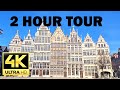Walk in 🇧🇪 Antwerp 4K -  🇧🇪 Antwerpen, Belgium 🇧🇪 - 4K UltraHD 60fps - old part of the city