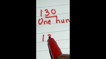 Number names (121 to 140)