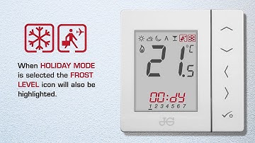 JG Aura - How to use Holiday Mode