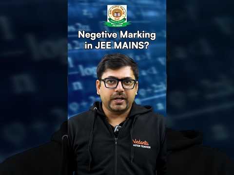 Does JEE Main have Negative Marking? | Harsh sir | #shorts #jee #jeemain #jee2023 #negativemarking