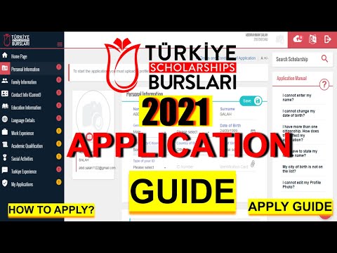 HOW TO APPLY FOR TURKEY SCHOLARSHIPS 2021 / ENGLISH