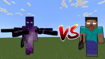 Omnipotent Herobrine vs Herobrine Habirgb | Minecraft Bedrock | Mob Battle