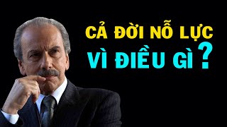 Chúng ta NỖ LỰC CẢ MỘT ĐỜI rút cuộc VÌ ĐIỀU GÌ? - Thiền Đạo