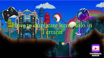 How to duplicate items in Terraria *Solo*|Xbox|Ps4|Switch