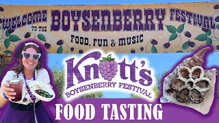 🍇🍴 A Foodie's Paradise: Food Tasting at Knott’s Berry Farm Boysenberry Festival!