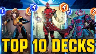 TOP 10 DECKS - June 2023 - Move Meta & Conquest Incoming - MARVEL Snap