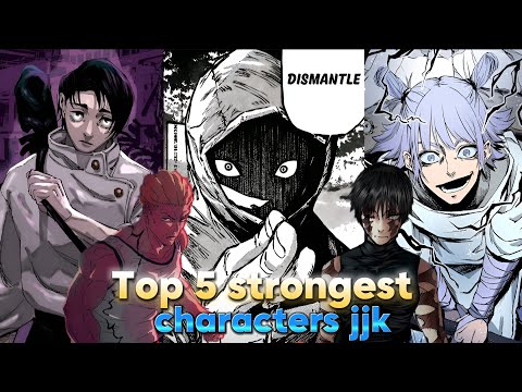 Top 5 strongest characters in jujutsu kaisen #jujutsukaisen #animevideos #viralvideo h