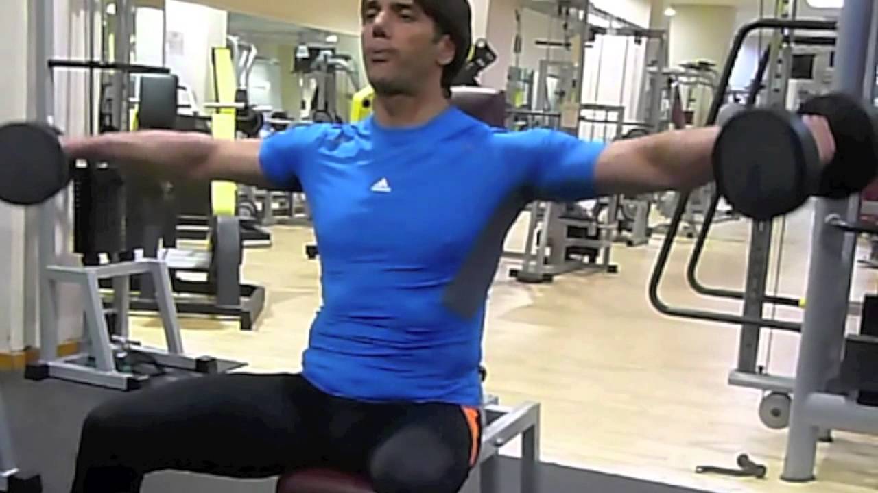 alzate laterali seduto su panca youtube alzate laterali seduto su panca youtube