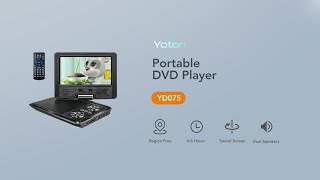 Yoton 9.5'' Portable DVD Player YD075