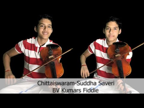 Suddha Saveri Ragam | Chittaiswaram | BV Kumars Fiddle