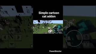 Simple Cartoon Cat addon #addon #addonmaker #mcpe #minecraft #mod