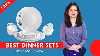 ✅  Top 5: Best Dinner Sets With Price in India | Budget Dinner SetsReview & Comparison