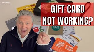 What to do when a new gift card doesn