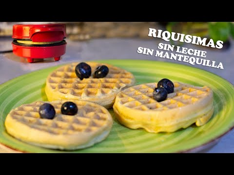 Como Hacer Waffles Sin Mantequilla