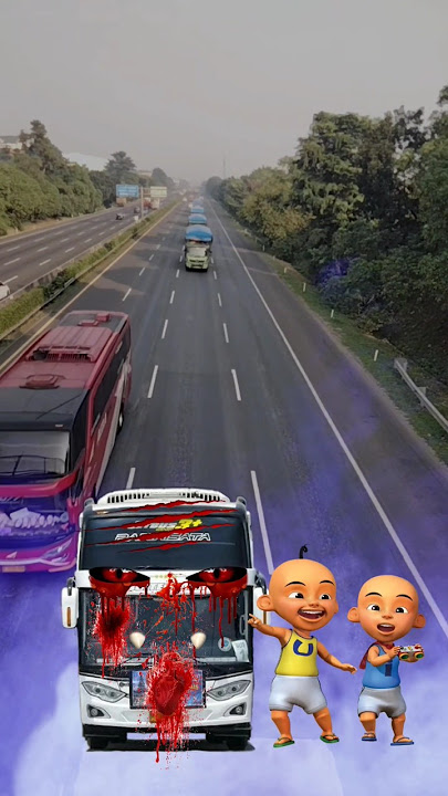 upin ipin bus telolet zombies #telolet #upinipin #shorts