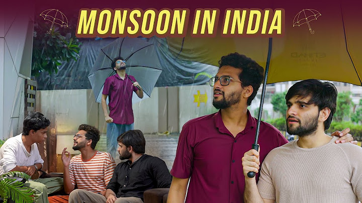 Monsoon In India | Funcho