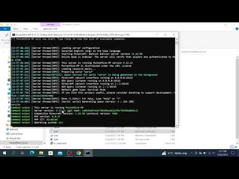 Make a Pocketmine Server for Minecraft PE on Window
