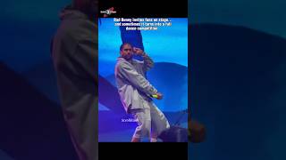 Bad Bunny Gives Fans The Stage and They Take Over 😂 #BadBunny #BadBunnyAustralia #Benito #Shorts