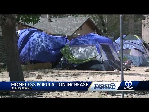 2,394 people experiencing homelessness in Albuquerque; 83% increase from 2022