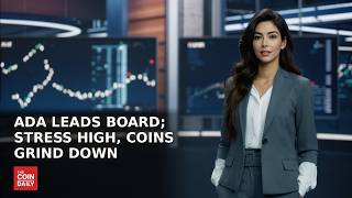 ADA sets up as the board leader; stress is high, but most coins grind down quietly