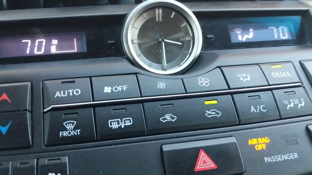 2017 Lexus NX como ajustar el reloj fácil