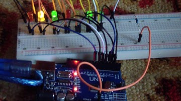 Ардуино мигание светодиодов в случайном порядке на практике