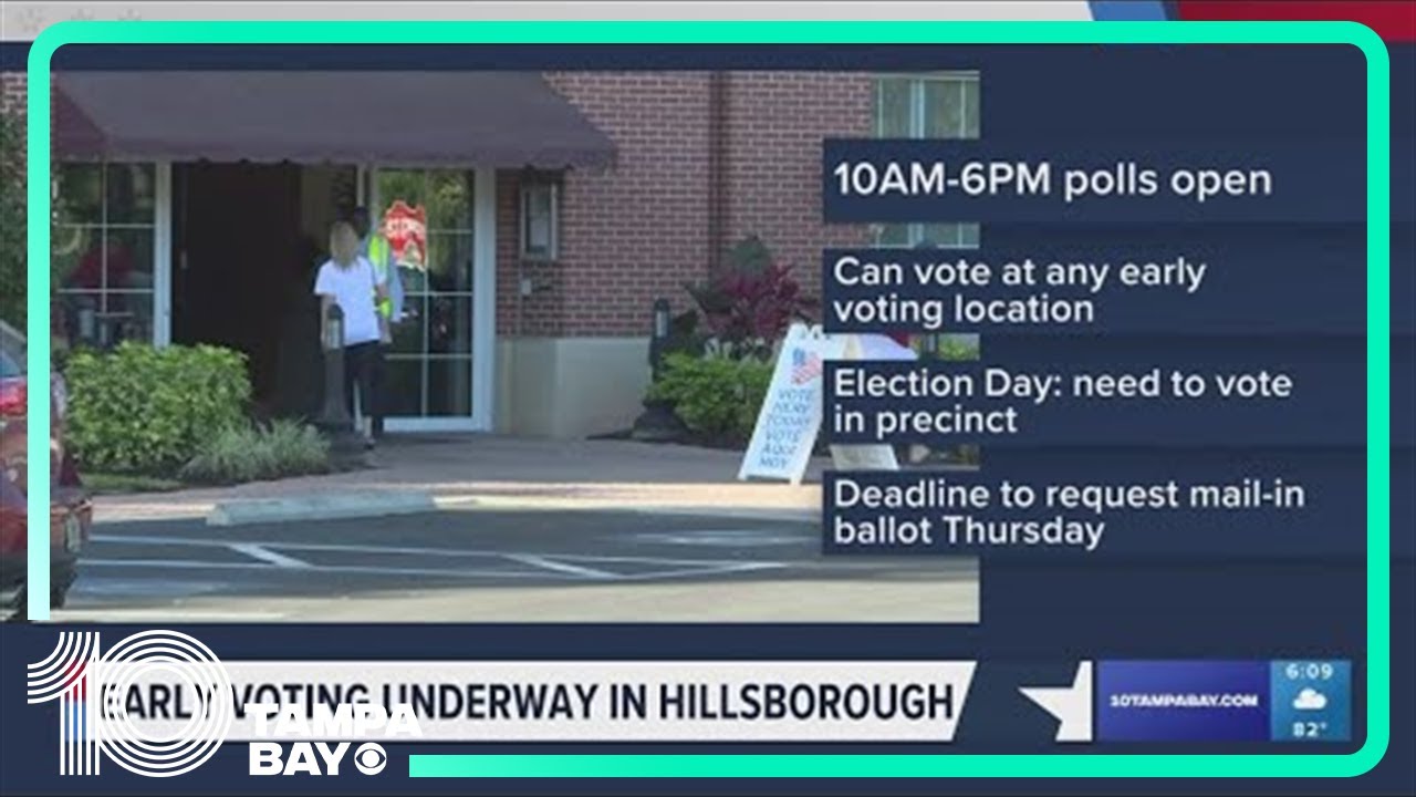 Early voting is underway in Hillsborough County - YouTube