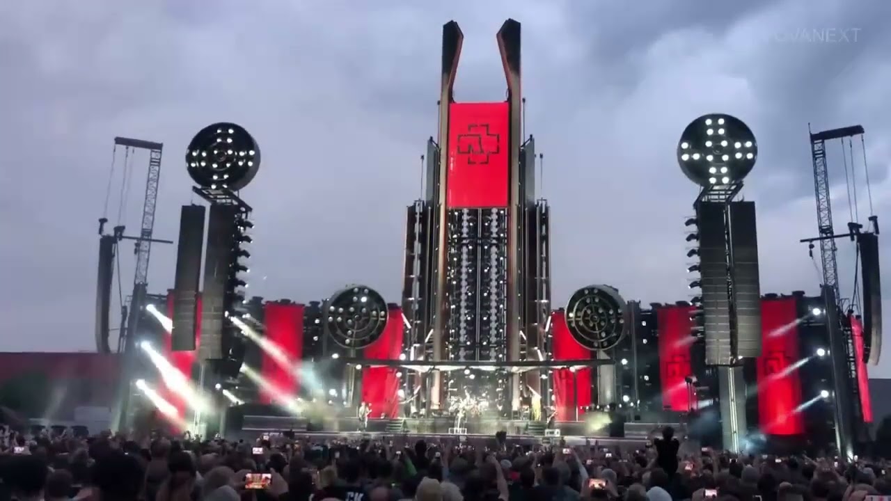 rammstein europe stadium tour (time lapse)