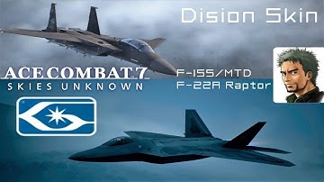 ACE COMBAT 7 - F-15S/MTD & F-22A Raptor - Abyssal Dision Skin