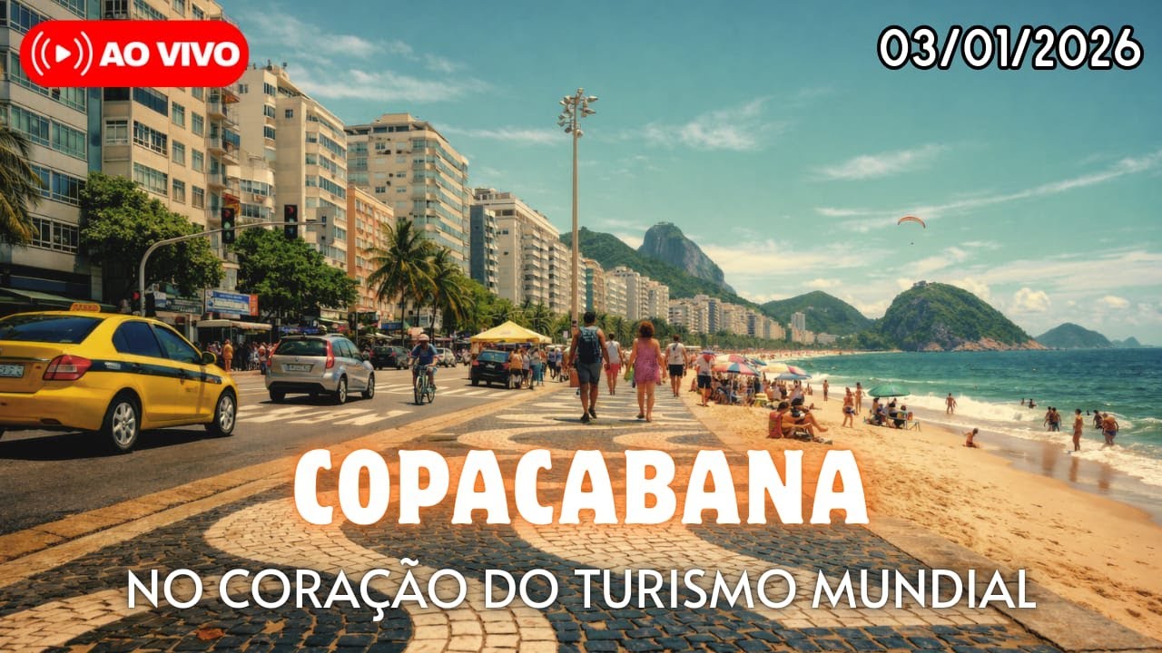 🔴AO VIVO | IRL em COPACABANA 🏖️ TURISMO PULSANTE!!! ROLÊ RAIZ