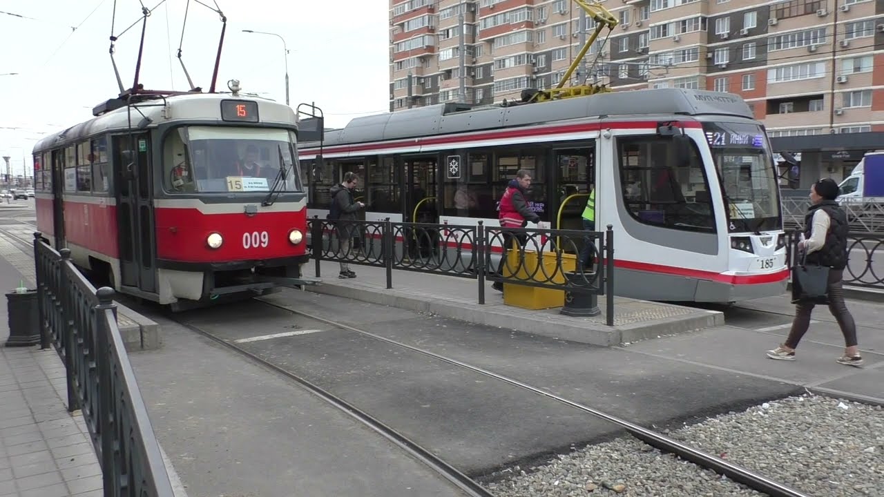 300 подписчиков на канале! Трамваи на ост. ул. Петра Метальникова.