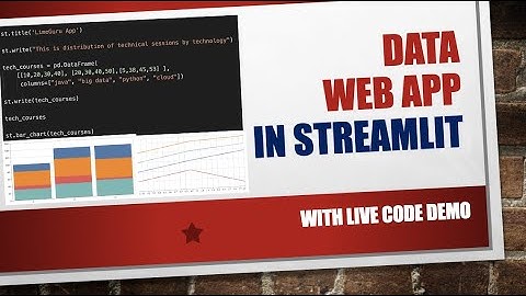 Learn Python Streamlit In 10 Minutes | Streamlit Tutorial For Beginners (Hands-on Tutorials)