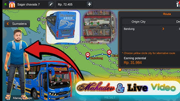 How to add TATA BS-6 MAHADEV Bus Mod in Bus live  Simulator Indonesia | Released 🔥 | Bussid 4.3.4