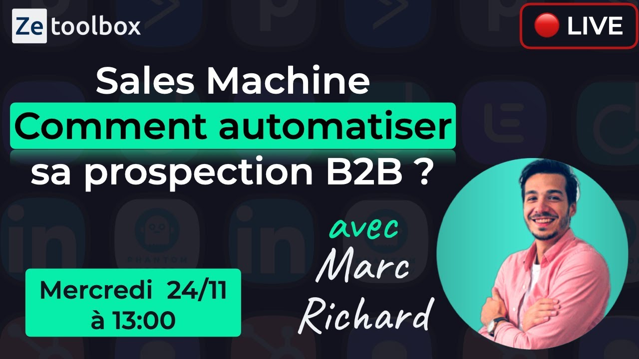 Sales Machine : Comment automatiser sa prospection B2B ?