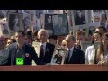 Владимир Путин с портретом отца возглавил шествие «Бессмертного полка» на Красной площади