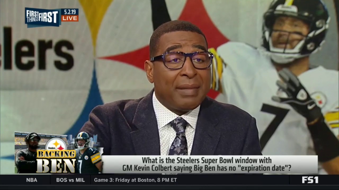 Steelers Super Bowl window with Colbert saying Big Ben has no "expiration date"?| FIRST THINGS FIRST