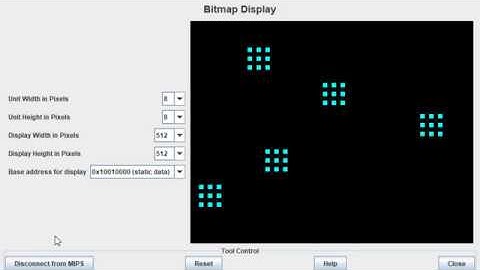 Shining Stars Assembly Project(MIPS) Using Bitmap Display