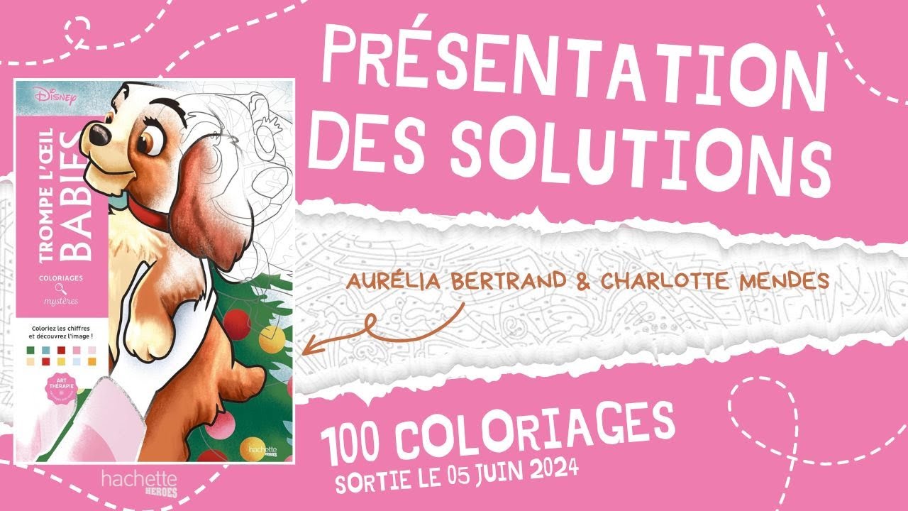 Trompe l'œil Babies - Coloriages mystères Disney - Hachette Heroes