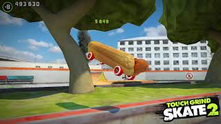 Touchgrind Skate 2: Touch Grind Skate 2 Part 2 PRO gameplay 2 Million + points with hot dog board screenshot 5