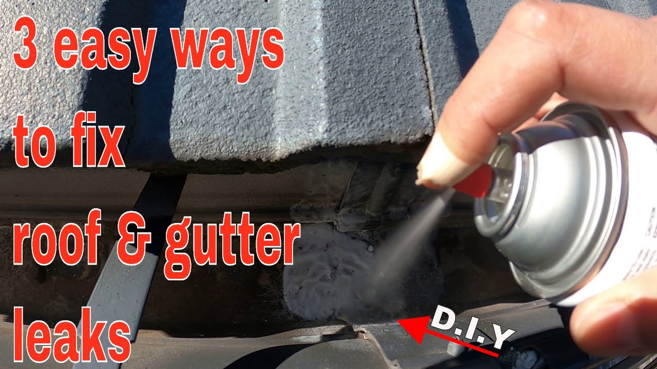 19 ways to fix leaking roof and gutters - DIY