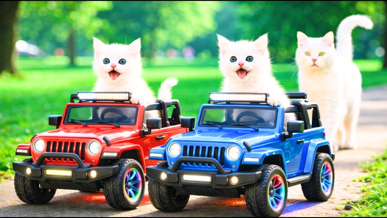 Mama Cat Trims Fur on the Farm and Makes Tiger Hat For Kittens At Home🐾🎩🐯