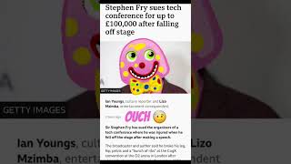 Ouch! #stephenfry #mrblobby #litigation #sue #o2arena #ai #CogX #festival #ltd #fieldfisher 👨‍⚖️