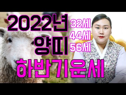   2022년 양띠 나이별 하반기운세 32세 44세 56세 고봉아씨 010 2298 0215 2022년 하반기운세 양띠