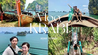 krabi vlog ep.2🇹🇭 (hong islands day tour and 360 viewpoint by longtail boat from krabi)