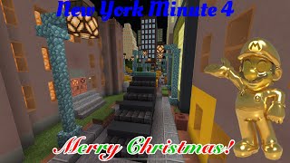 Mario Kart in Minecraft New York Minute 4 *Remastered* (Christmas Special)🎄🎁