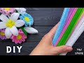 How to make easy flowers from chenille stems pipe cleaner flowers